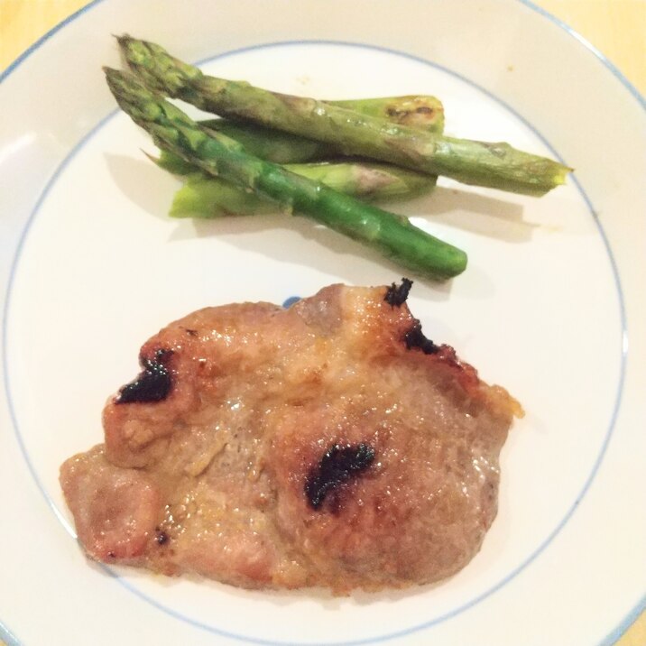 味噌とみりんだけ!豚肉の味噌漬け焼き